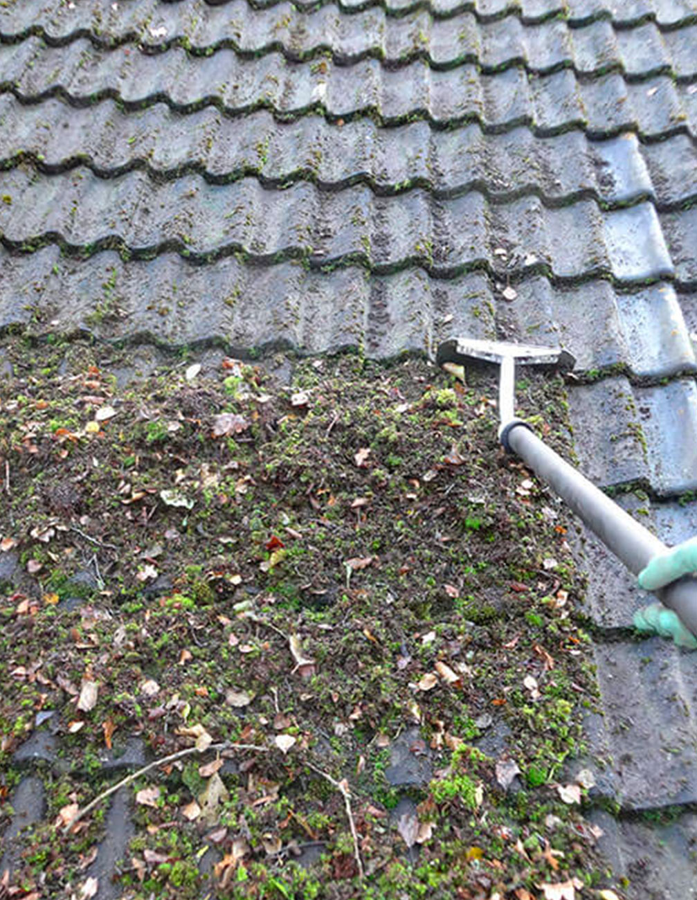 Démoussage de toiture à Compiègne (60200) dans l'Oise (60)